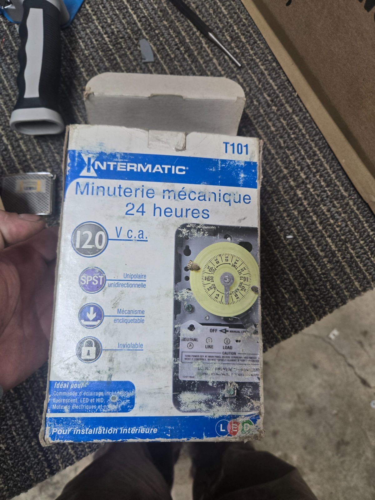 Intermatic T101 Timer New In Box 120 VAC at 60 HZ Indoor use. gallery