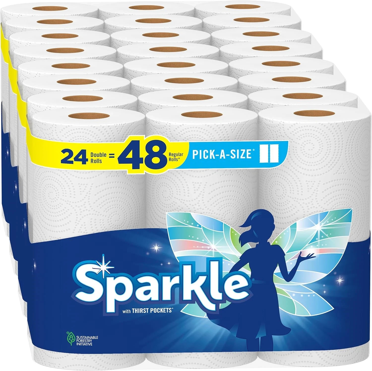 Pick-A-Size Paper Towels, 24 Double Rolls = 48 Regular Rolls, Everyday Value Pap gallery