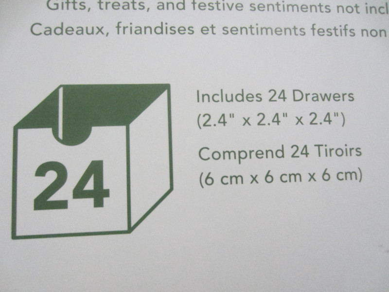Customizable 24 Drawer House Shaped Advent Calendar Countdown to Christmas Holid gallery