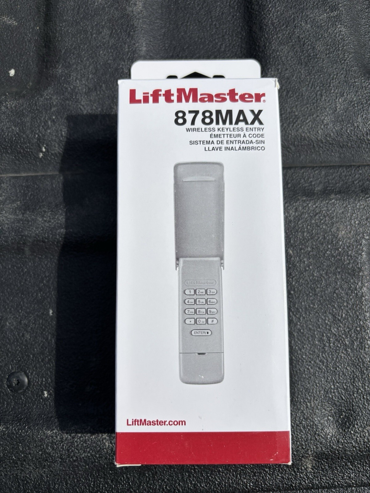 LiftMaster 893MAX Visor Remote Control & 878MAX Keypad Garage Door Opener gallery