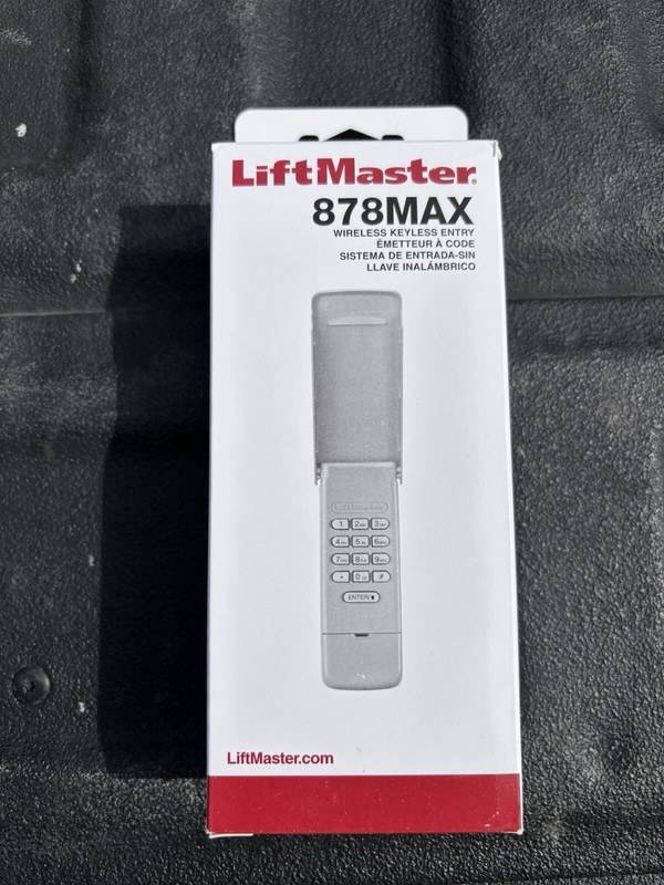 LiftMaster 893MAX Visor Remote Control & 878MAX Keypad Garage Door Opener gallery