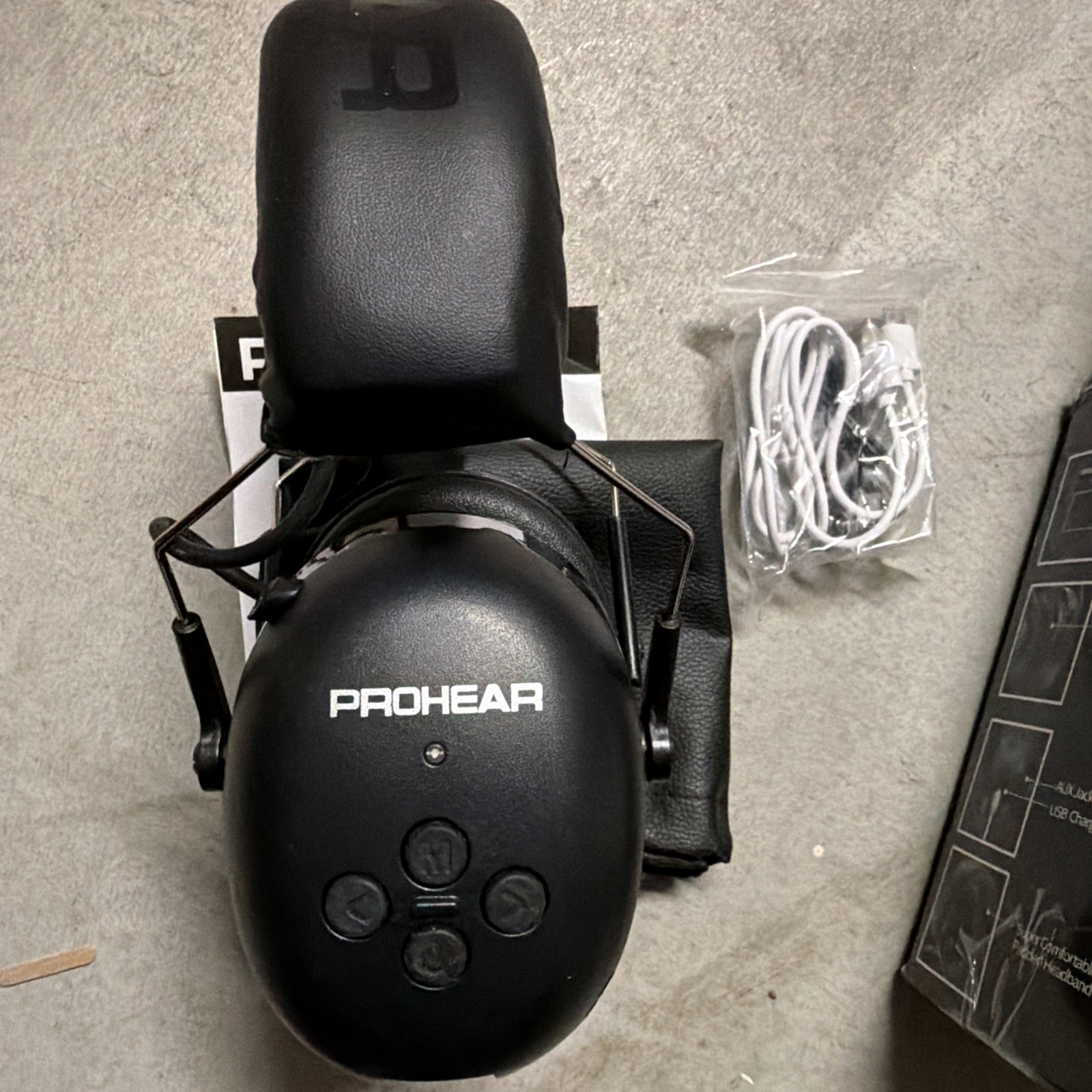 Prohear EM037 Bluetooth Hearing Protector Headphones 30dB Noise Reduction - NEW gallery