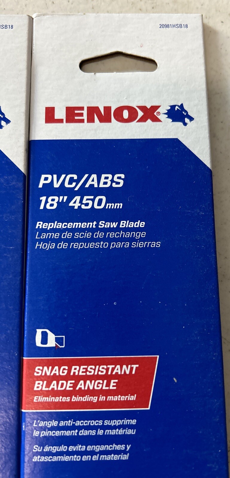 6 LENOX PVC ABS 12" 300mm Replacement Saw Blades #20982HSB12 gallery