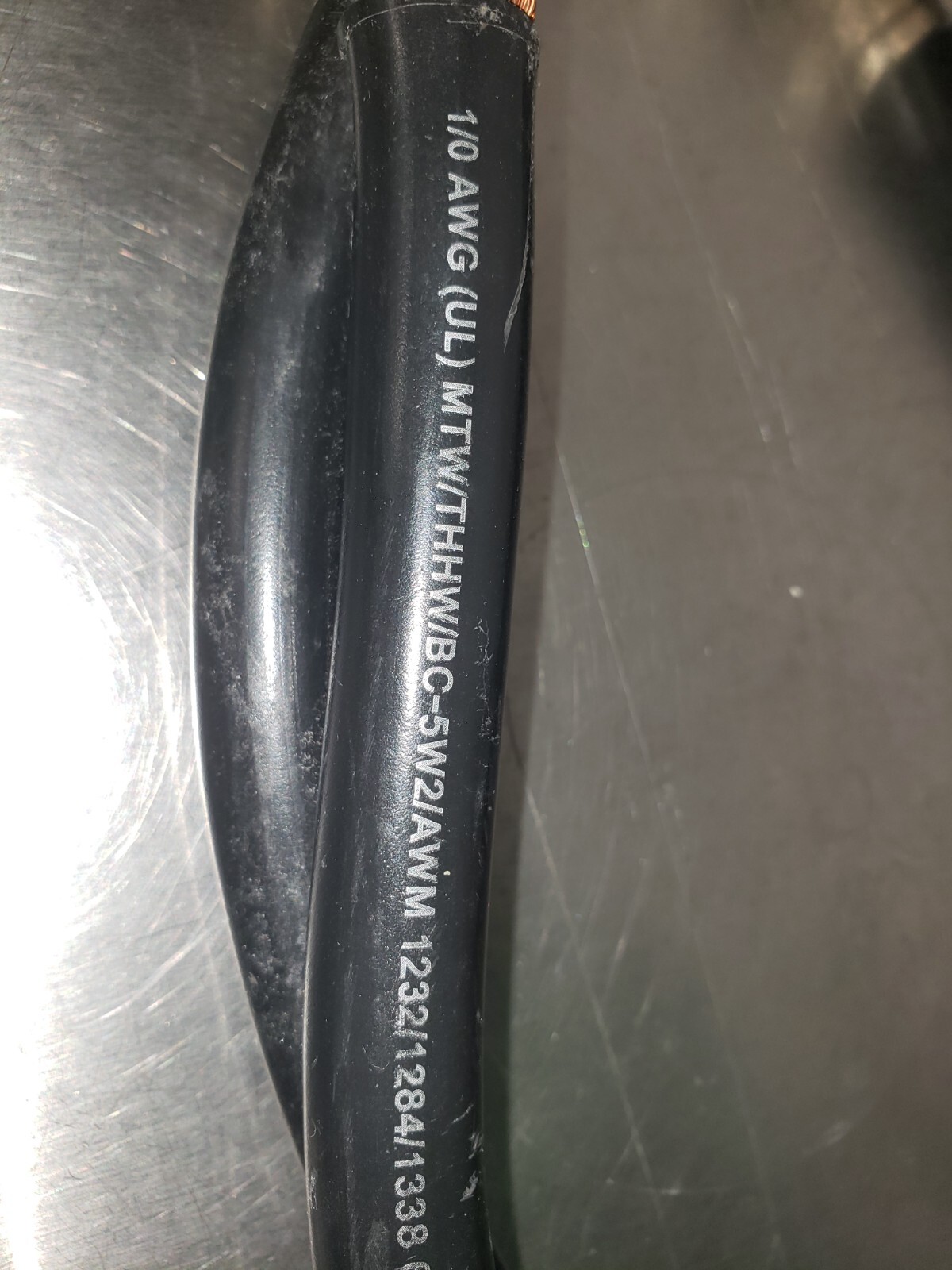 Two 1/0 AWG 25” Solar Battery Cable Lot| Heavy Copper Wire Inverter Panduit Lugs gallery