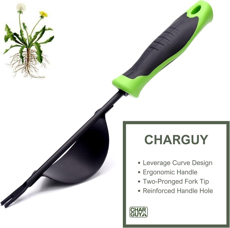 Leverage Design Weed Puller with Comfort Grip - Efficient Gardening Solution gallery