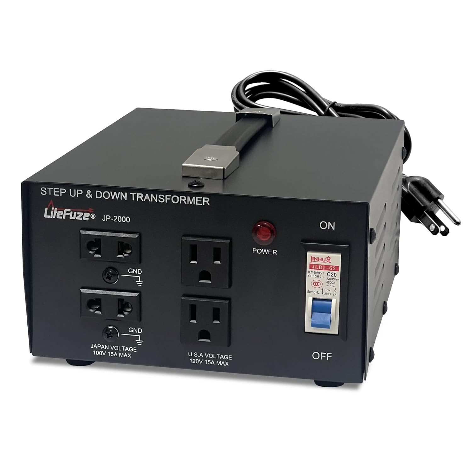 2000 Watt Japan Voltage Converter Transformer Step Up/Down - 100V to 120V / 120V gallery
