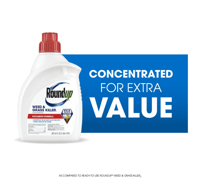 Roundup Weed & Grass Killer Concentrate 64 oz. NEW COMBINED SHIPPING gallery