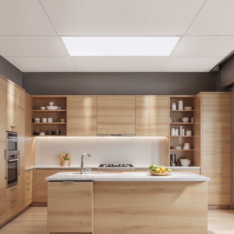 VEVOR 2x4 FT LED Flat Panel Light 7800LM Ceiling Fixture 4000K/5000K/6000K 2 PCS gallery