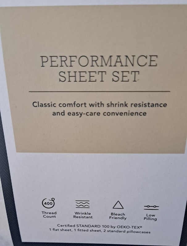 FULL SIZE SHEET SET 400 Thread Count Printed Performance 100% Cotton Threshold! gallery