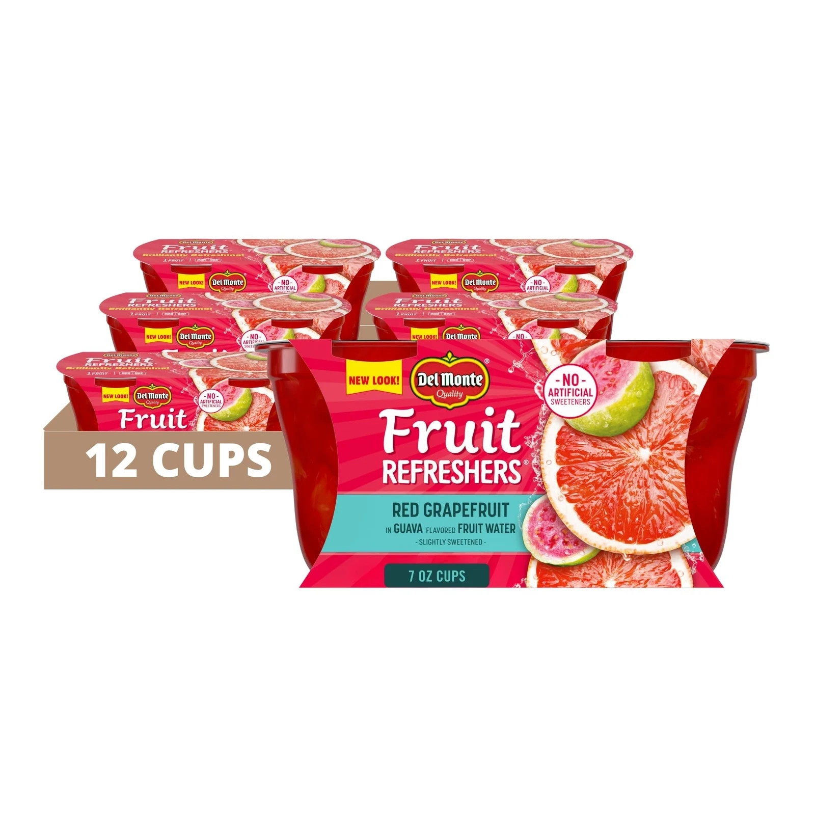 Del Monte Refreshers Red Grapefruit in Guava Fruit Water Cups 7 Ounce 2 Count... gallery