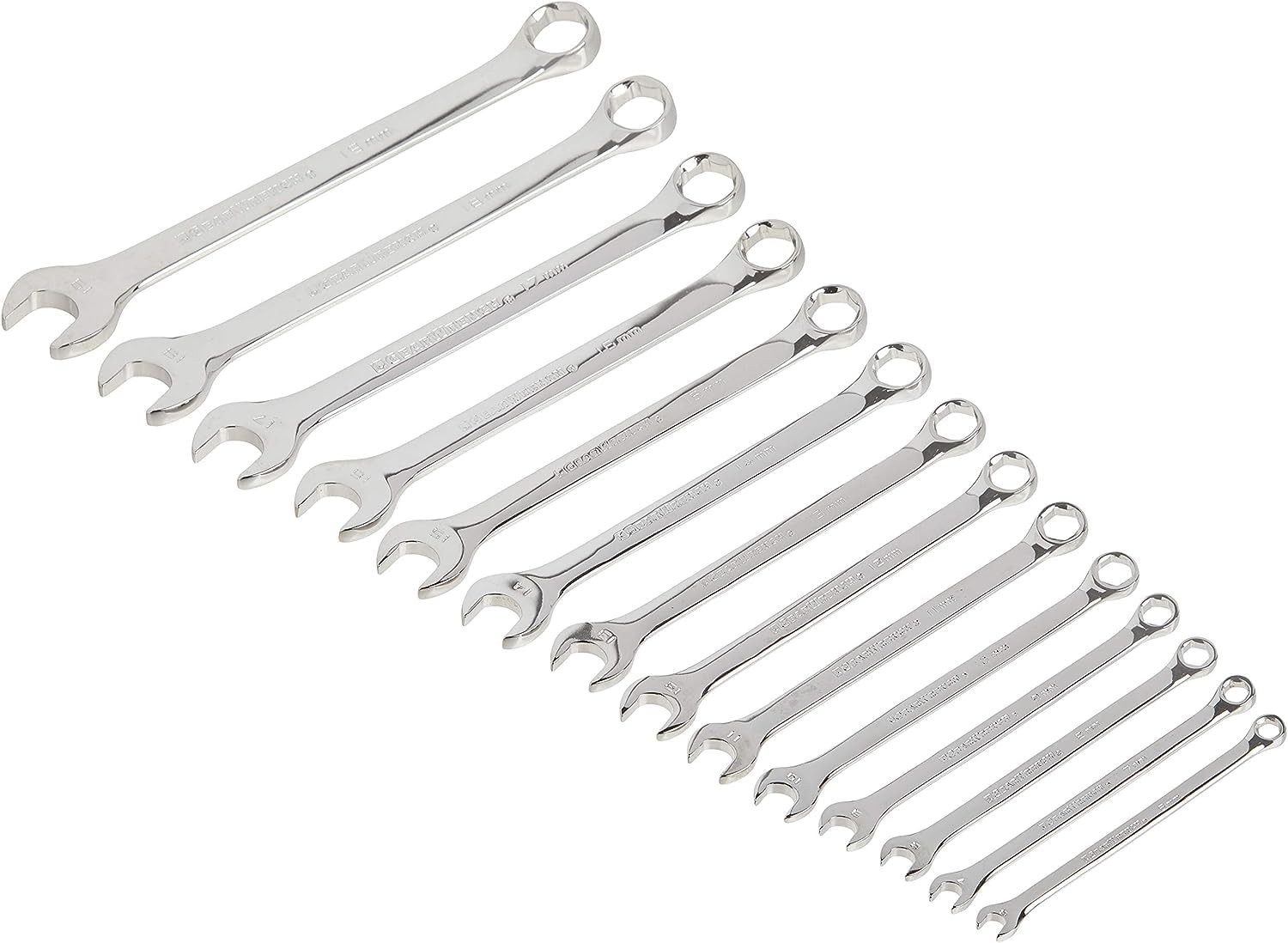 14 Piece 6 Point Combination Metric Wrench Set | 81925 gallery
