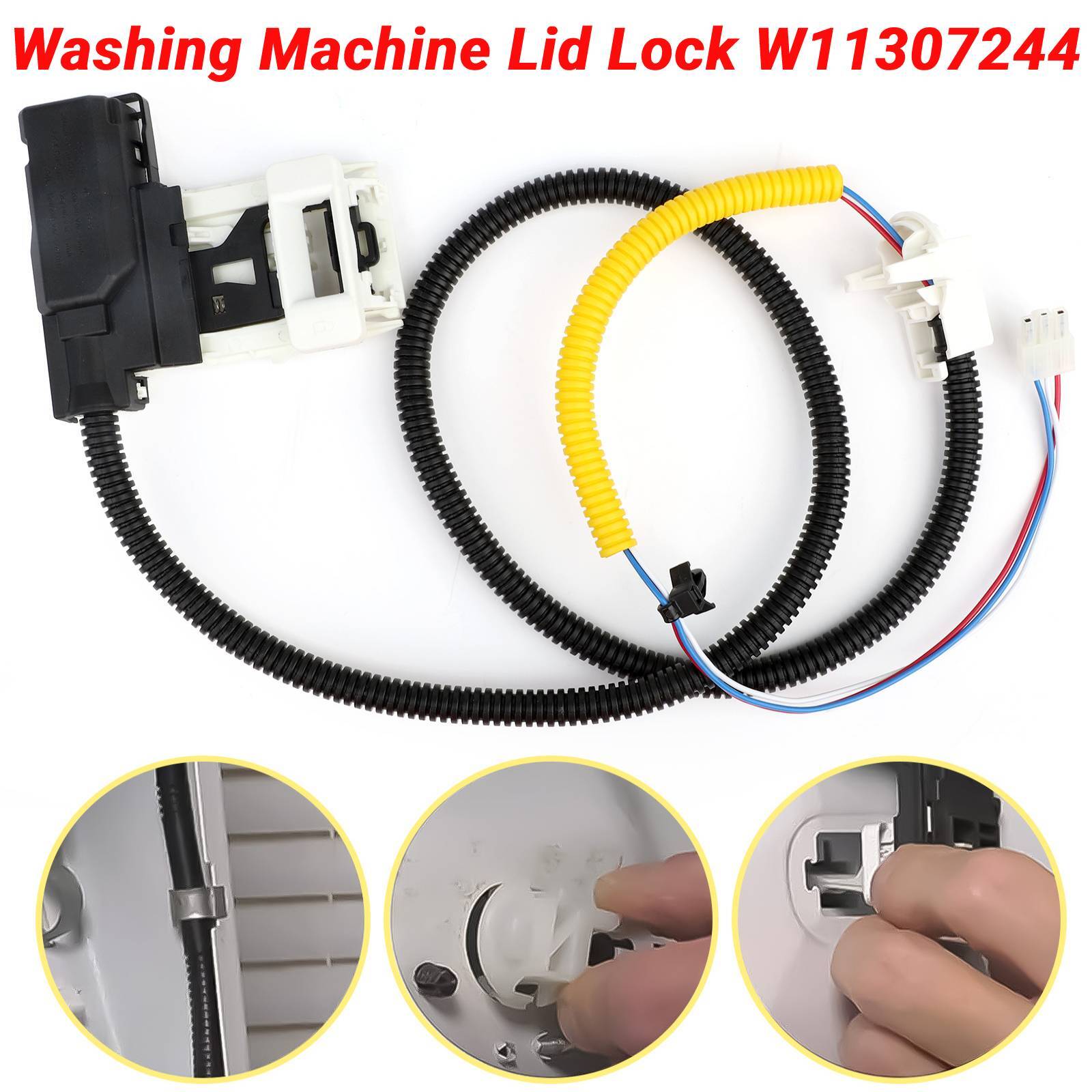 Washing Machine Lid Lock Switch for Whirlpool Maytag Washer W11307244 AP6832601 gallery