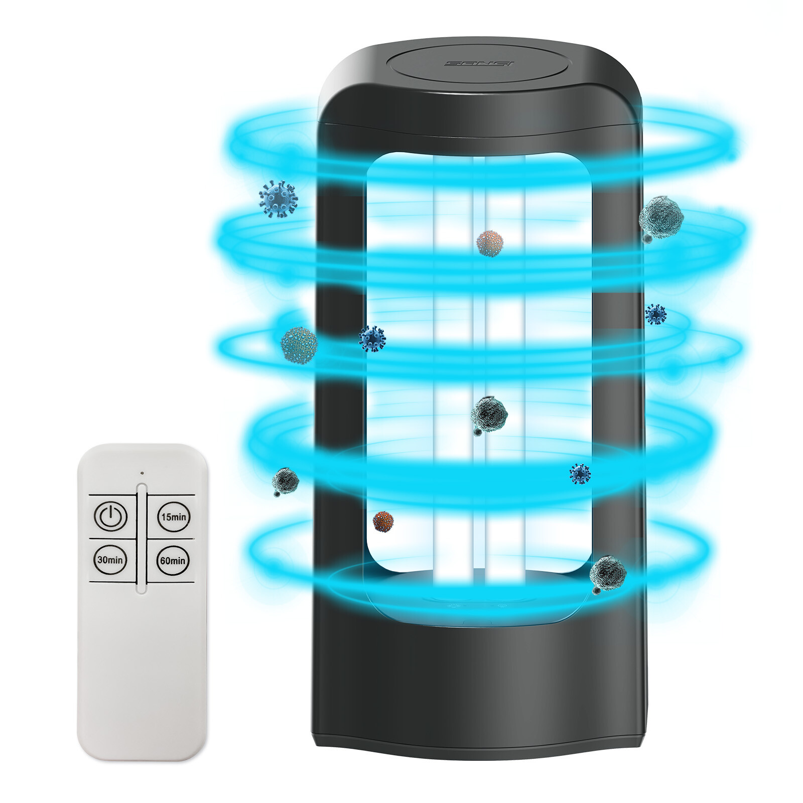 42W Portable UV Sanitizer Light with Remote Control Timer for Home Ozone Free gallery