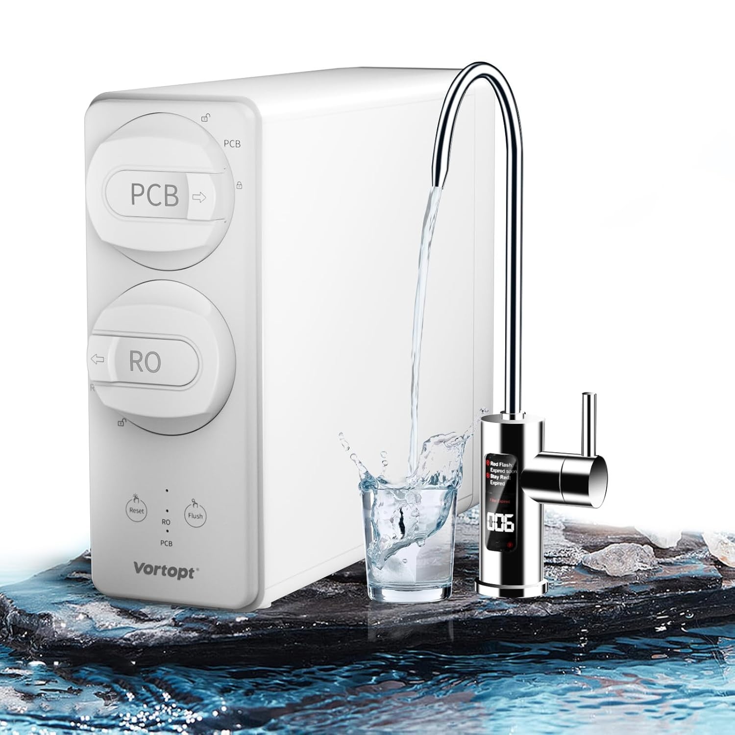 600 GPD Tankless RO Water Filtration System 7-Stage Under Sink Water Purifier!!! gallery