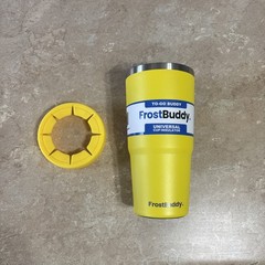 Frost Buddy To-Go Buddy Universal Insulated Tumbler Metal Yellow