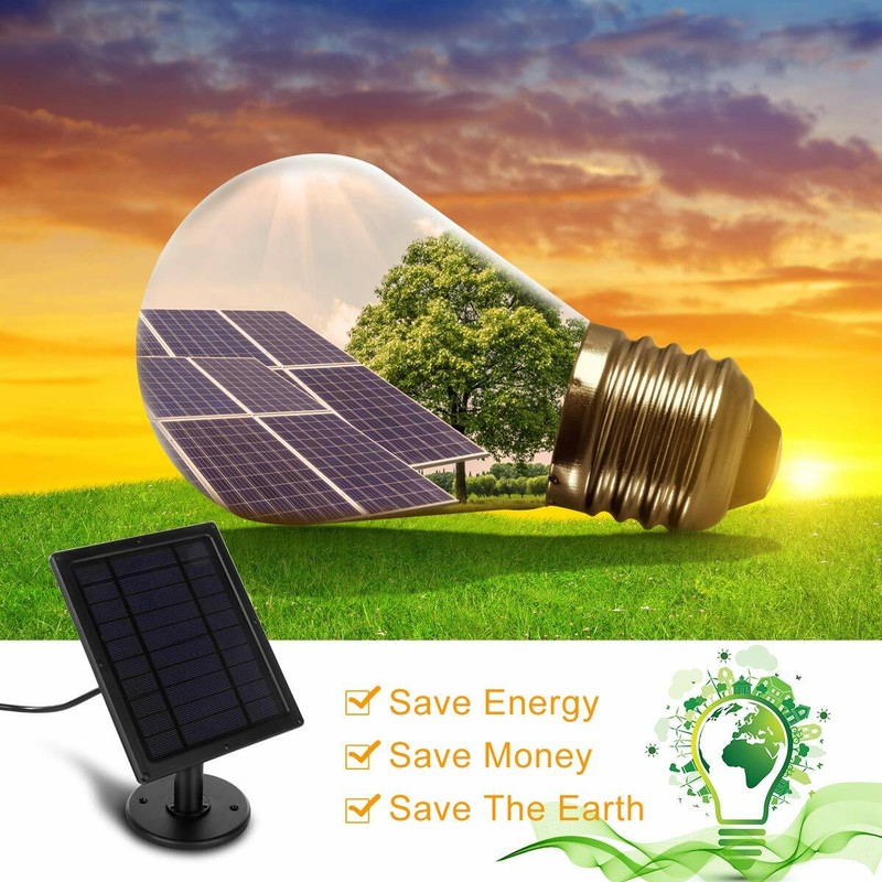 48FT Outdoor Solar LED String Light Weatherproof for Patio Garden Party Deckyard gallery