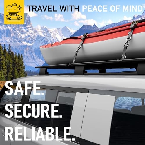 Soft Loop Tie Down Straps - 1,500 Load Capacity & 4,500 Lbs 12 Inch Black gallery