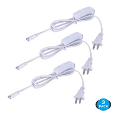 5FT 10FT Power Cable With Switch for Integrated LED Tube Light Replacement