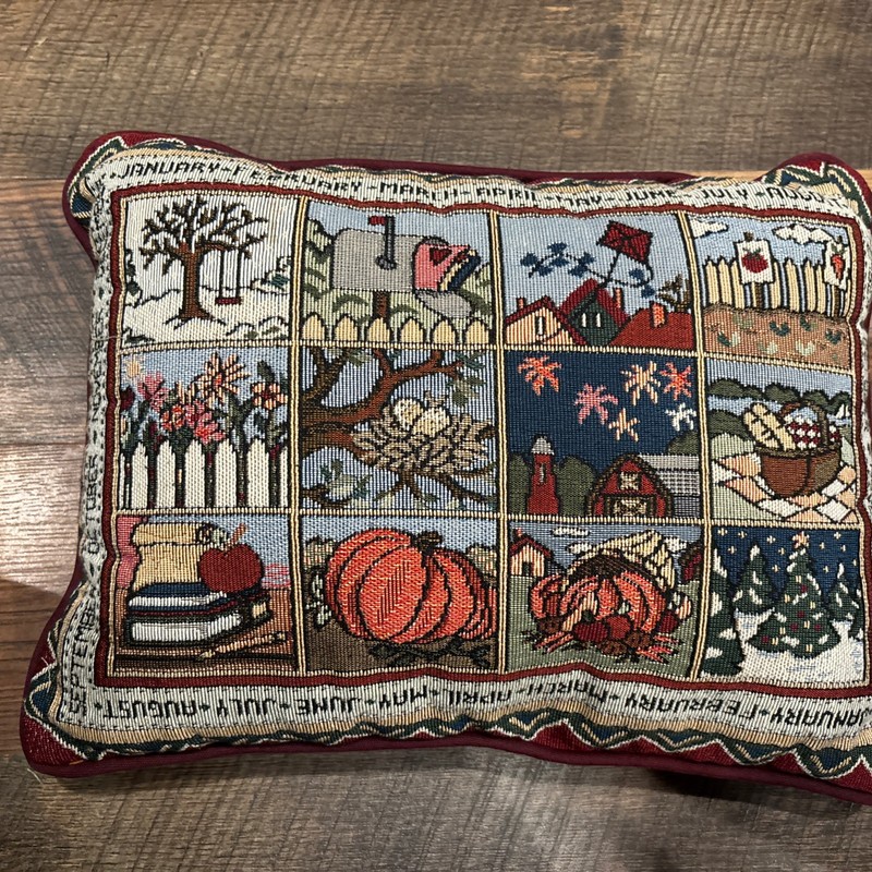 16 X 11 Rectangular Throw Pillow With 12 Months Of The Year Super Clean gallery