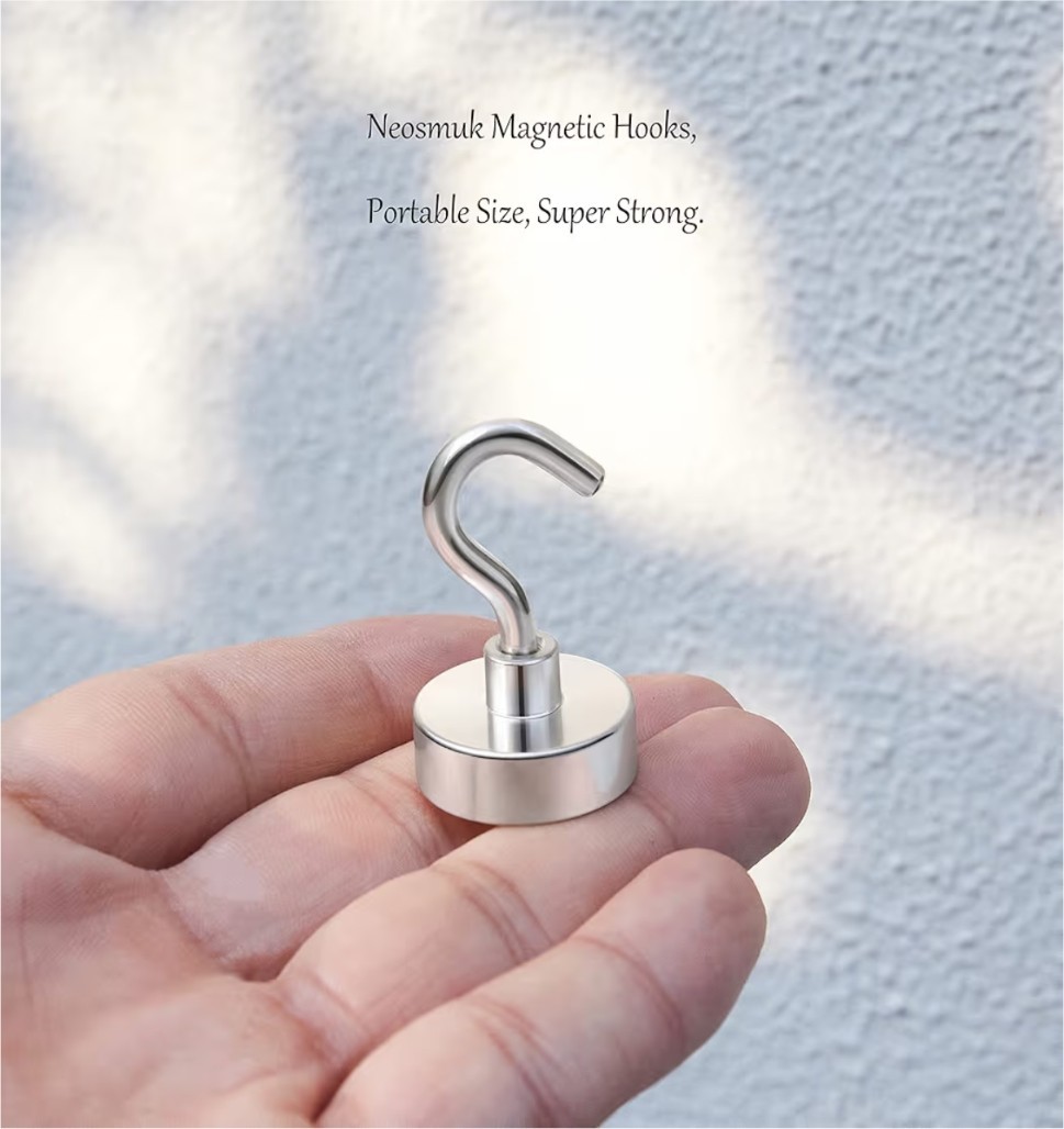 Magnetic Hooks, 22Lbs Strong Heavy Duty Neodymium Magnet Cruise Magnet S-Hooks gallery