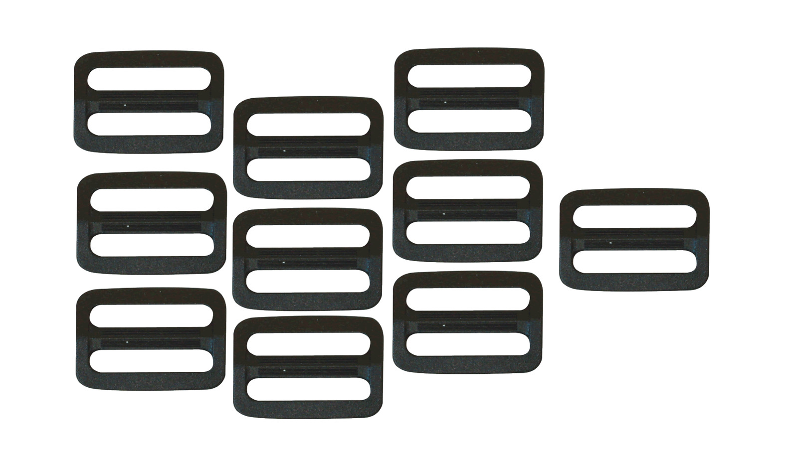 10PC or 100PC Plastic Strap SLIDE Adjuster 3/4", 1" & 1-1/2" for Nylon Webbing gallery
