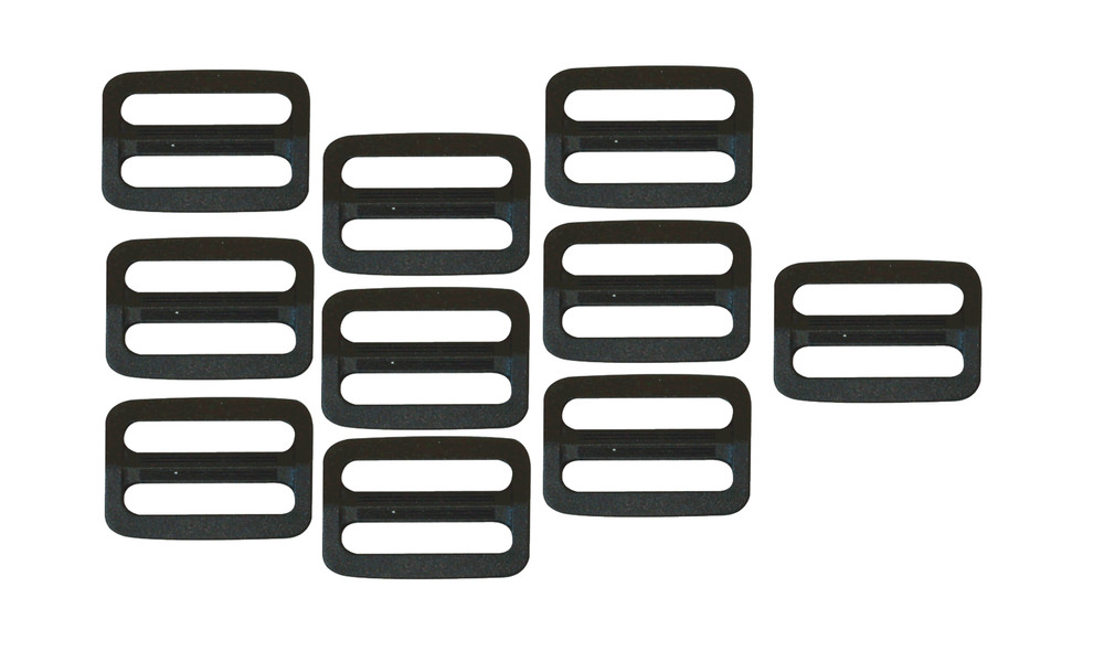 10PC or 100PC Plastic Strap SLIDE Adjuster 3/4", 1" & 1-1/2" for Nylon Webbing