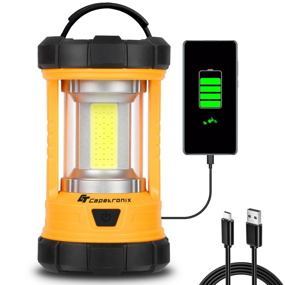 Camping Lantern, 3200LM Bright Camping Lights, 4600mAh Power Bank & Rechargea...