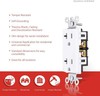 Outlet Socket Decora Duplex Receptacle 20 Amp 125 Volt Grounding UL listed 10PCS gallery