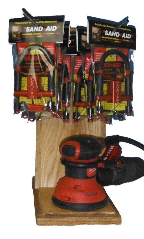 Sand Aid- Orbital Sander Attachment -Extension Pole/Handle Accessory-Pole Sander gallery