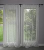 Floral Lace Sheer Curtain Window Panel 58" Wide gallery