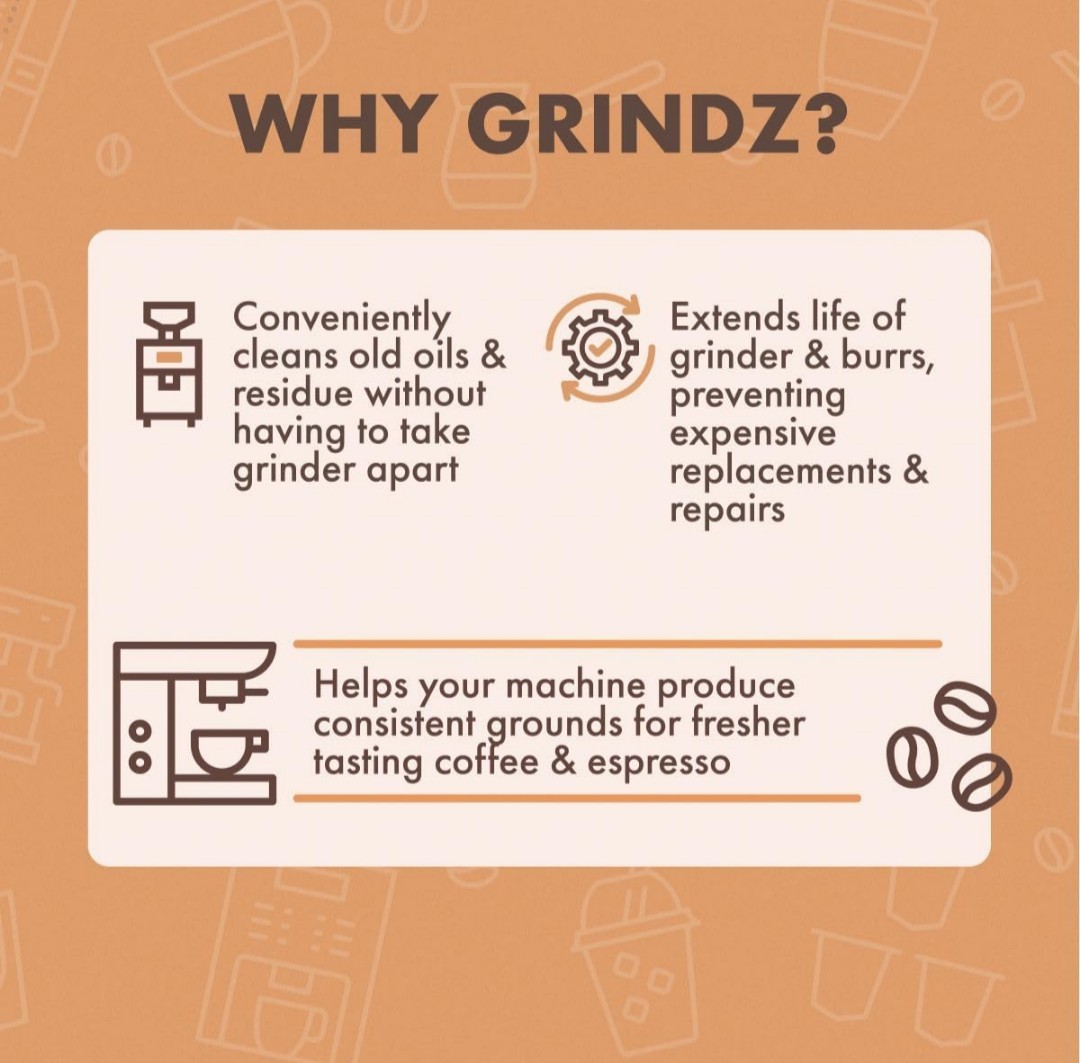 Grindz Professional Coffee Grinder Cleaning Tablets Sealed Free shipping. gallery