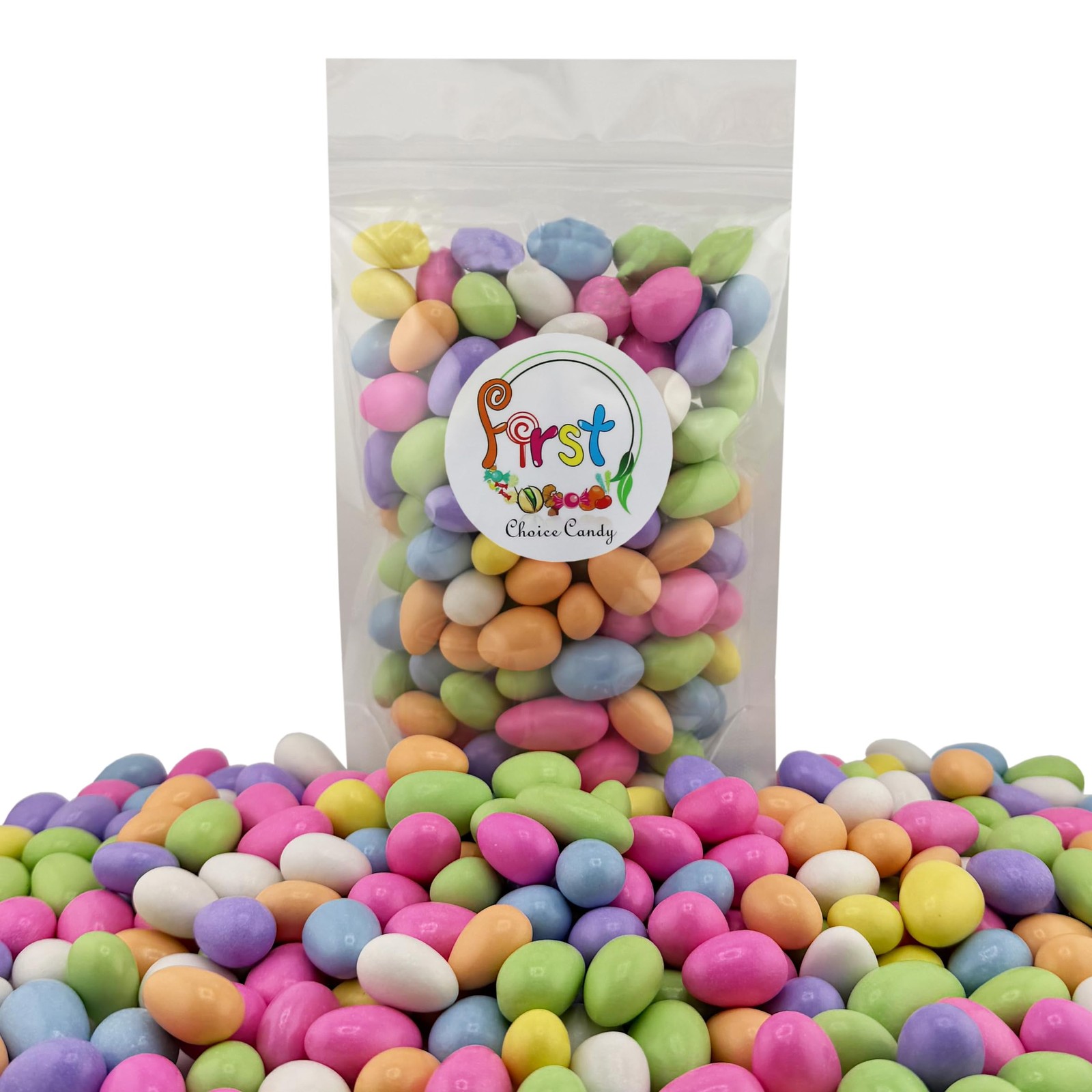 FirstChoiceCandy Jordan Almonds 1 Pound (Pack of 1), Assorted Pastel Colors gallery
