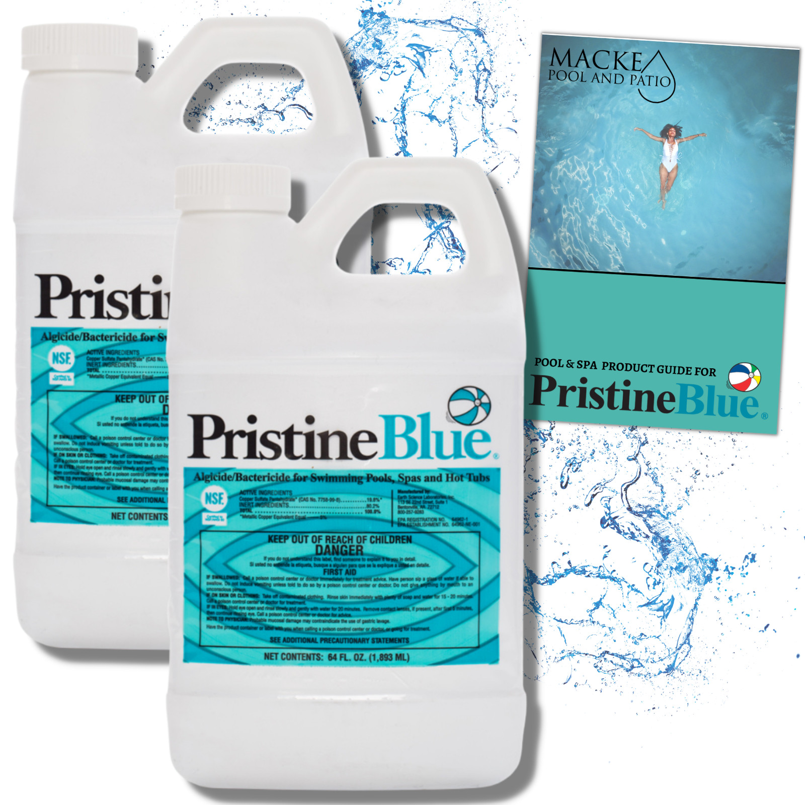Pristine Blue 64 oz - 2 Pack gallery