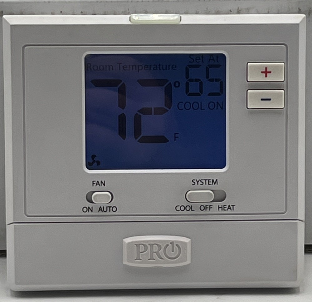 Genuine Pro1 T701 Digital Non Programmable Thermostat Blue Screen Working Tested
