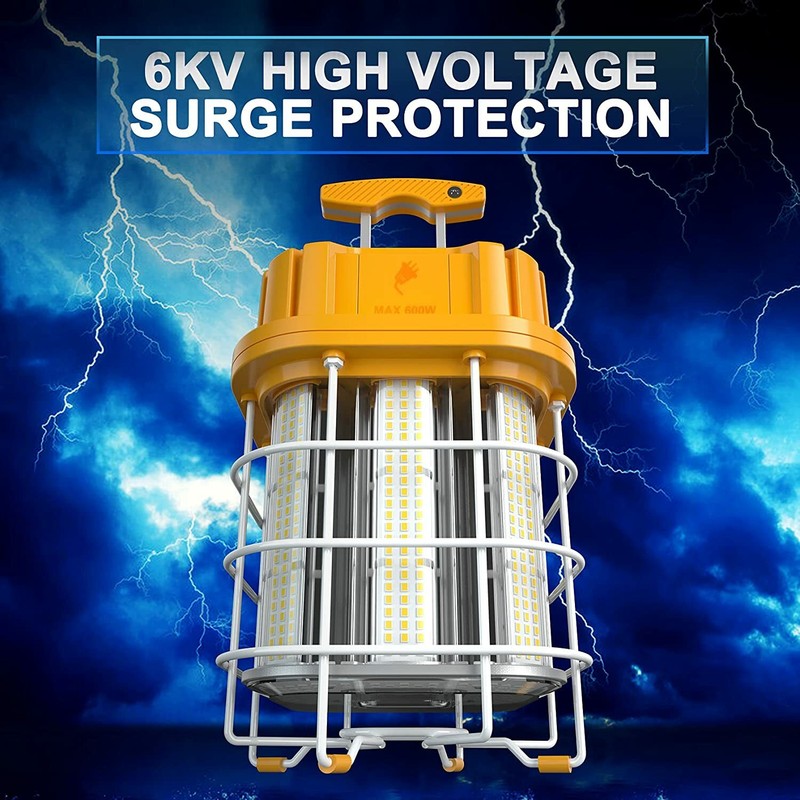 100W LED Temporary Work Light 14500LM Linkable Construction Jobsite Light 5000K gallery