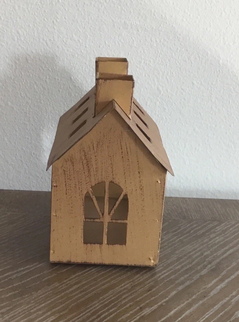 My Texas House Small Metal Decorative House Bronze Finish 5”x3”x5” gallery