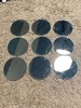Circular Round Accent Mirror Frameless 3" Great Condition, Flat Back gallery