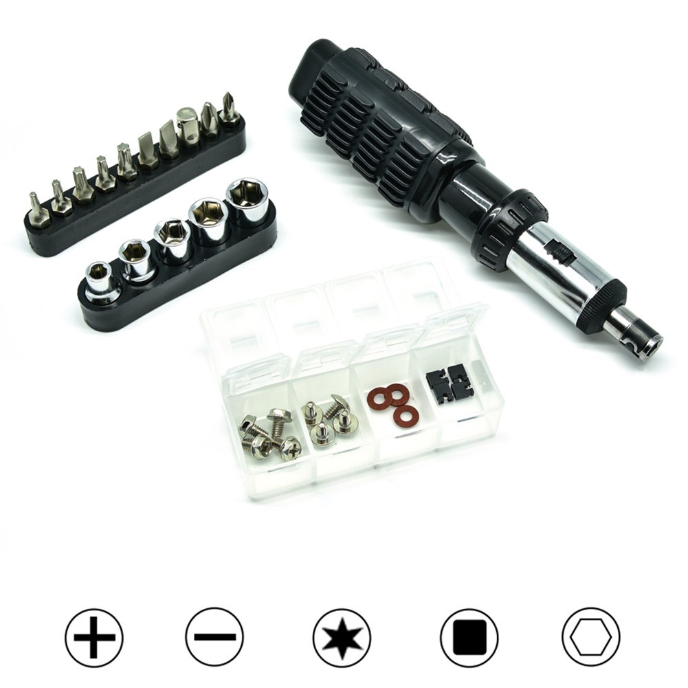 34 In 1 Computer Repair Hand Tool Set Kit Screwdriver Tweezer Bits Hex PC Laptop gallery