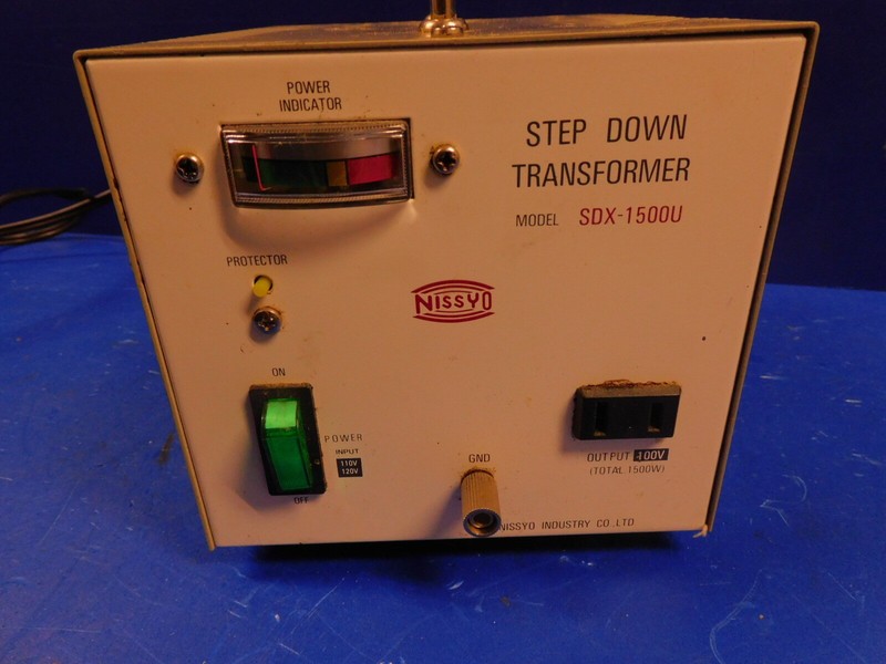 Nissho Kogyo SDX-1500U Down Transformer Voltage Converter 110/120V to 100V gallery