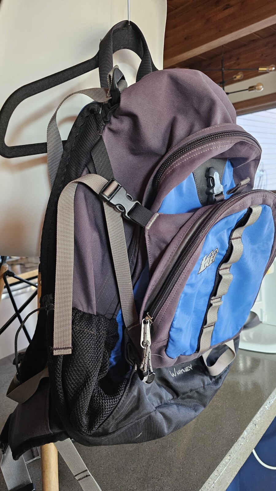 REI Alpine Medium Backpack Blue - Hiking/Camping Multi Pockets Whitney 3