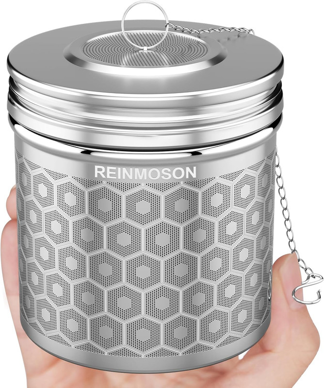 Extra Large Tea Infuser Loose Leaf Tea 304 Stainless Steel Spice Strainer Mesh gallery