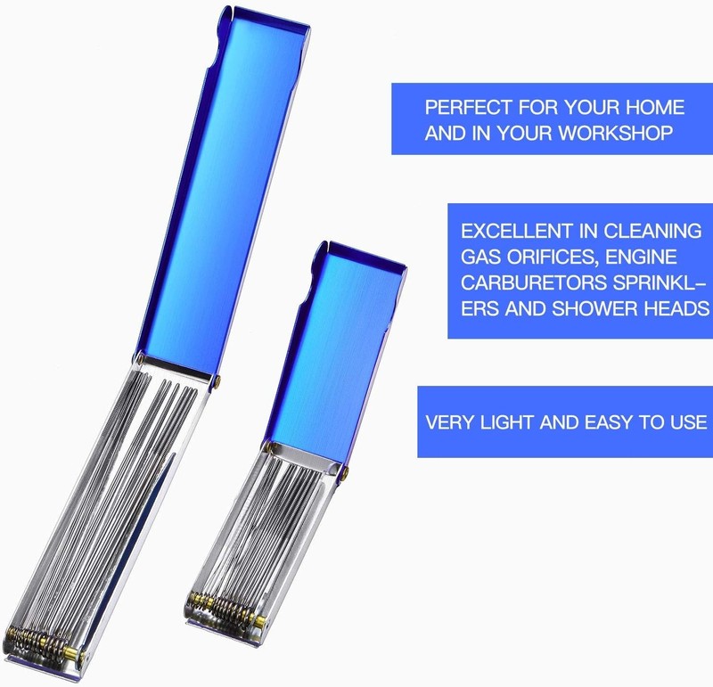 Stainless Steel Torch Tip Cleaner Kit - 13 Wire Tools for Precision Maintenance gallery