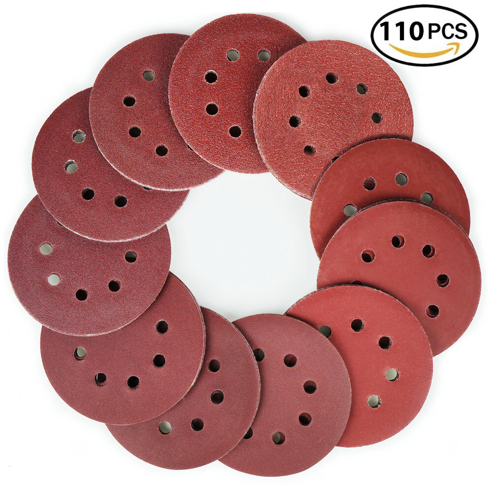 5in 40-1000Grit Sanding Discs For Random Orbit Milwaukee M18 Sander Sandpaper gallery