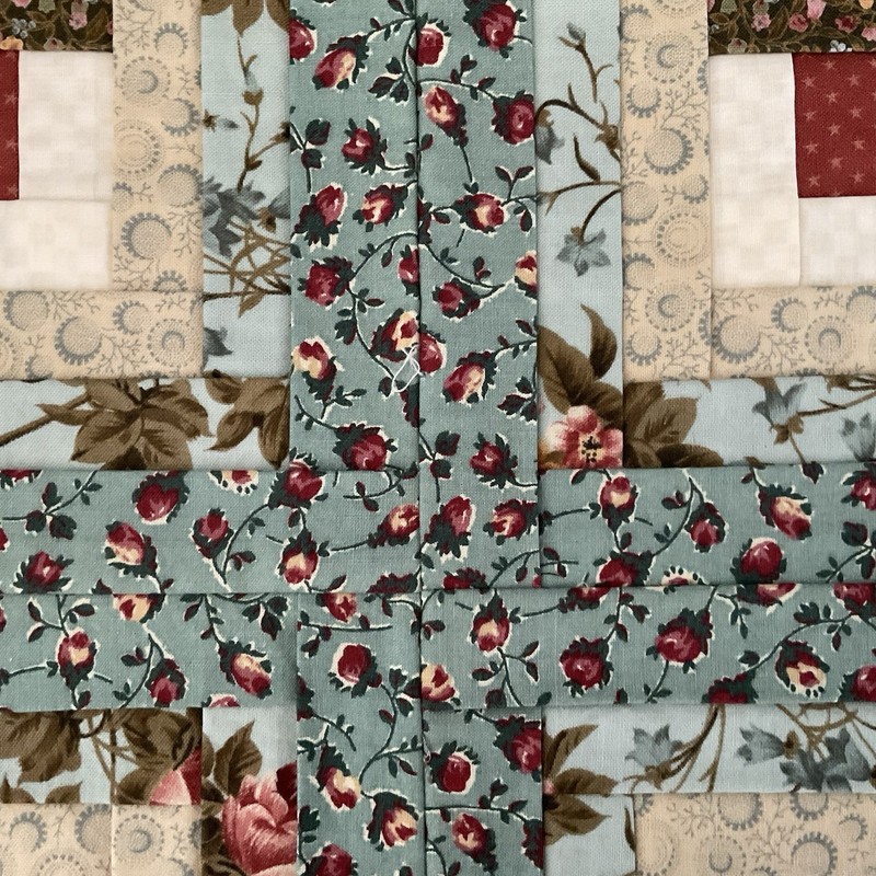 2 Patchwork Log Cabin Table Toppers NEW Handmade Quilted Table Mats 15” Square gallery