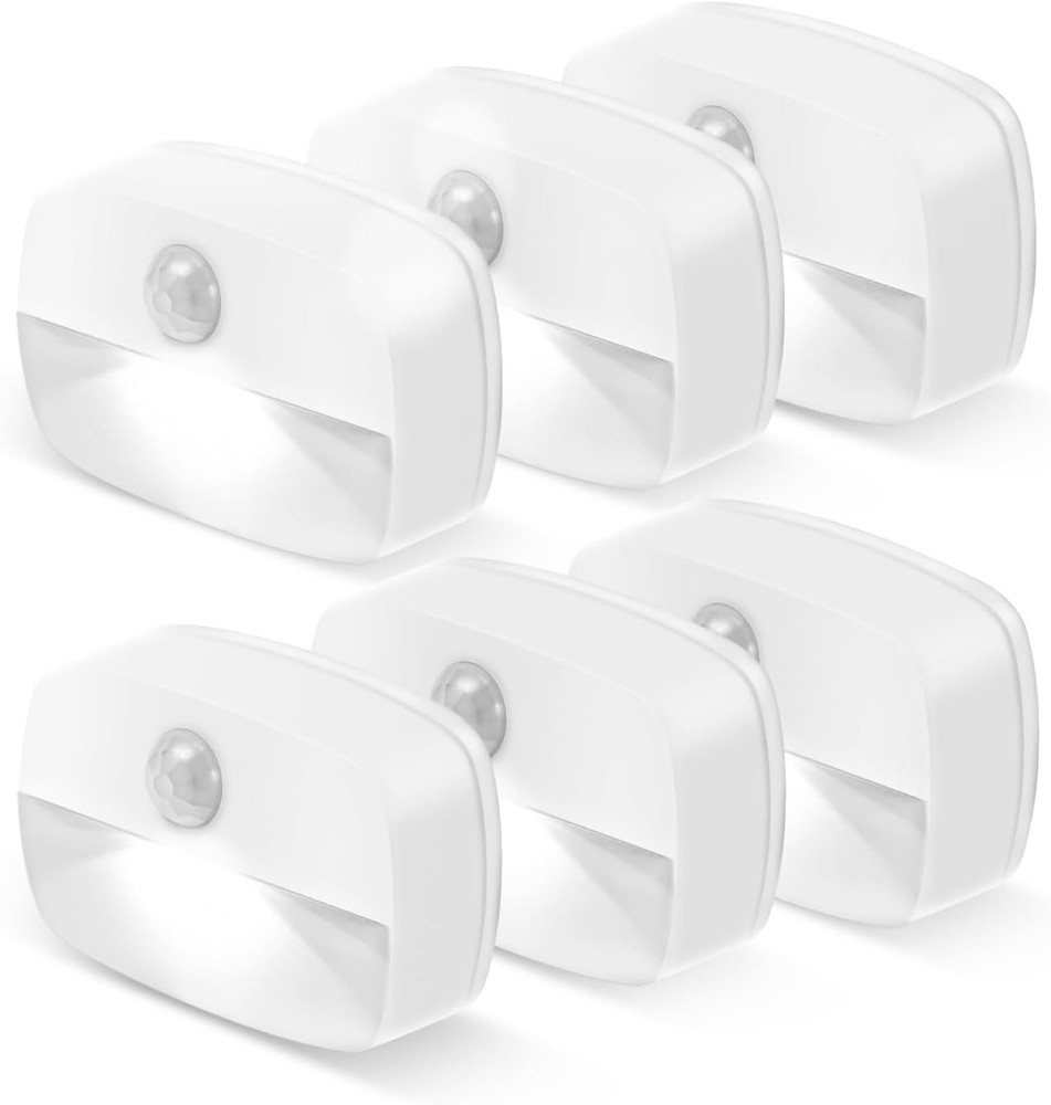 Motion Sensor Light Indoor Led Night Light Stick on Nightlight Battery Operated