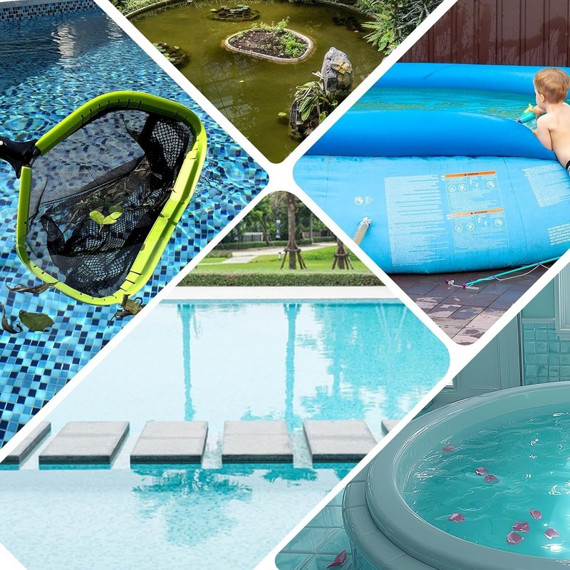 Professional Pool Leaf Skimmer Net – Double Layer Heavy Duty Aluminum Frame gallery