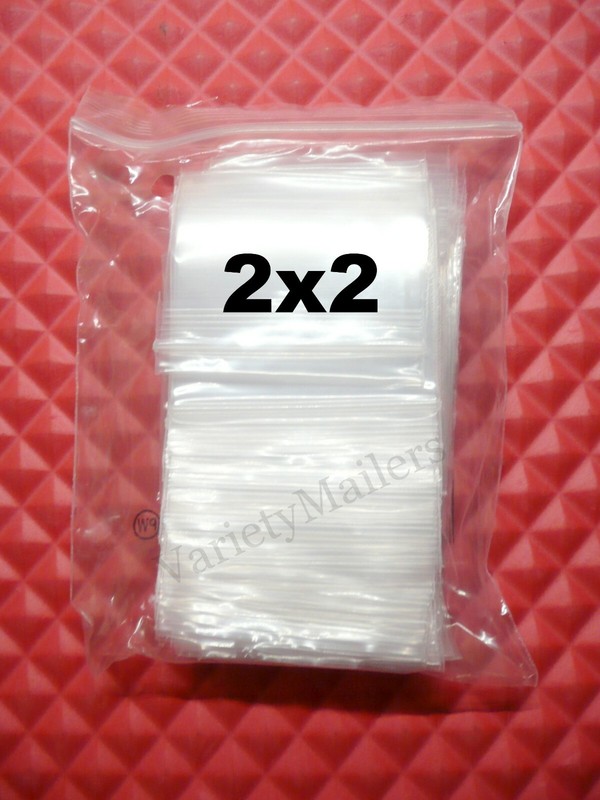 100 Small Reclosable Clear Storage Baggies 17 Sizes to Choose From Top Quality gallery