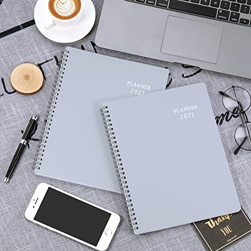 2022 Planner - Weekly & Monthly Planner 2022, Jan 2022- Dec 2022, 8" x Gray gallery