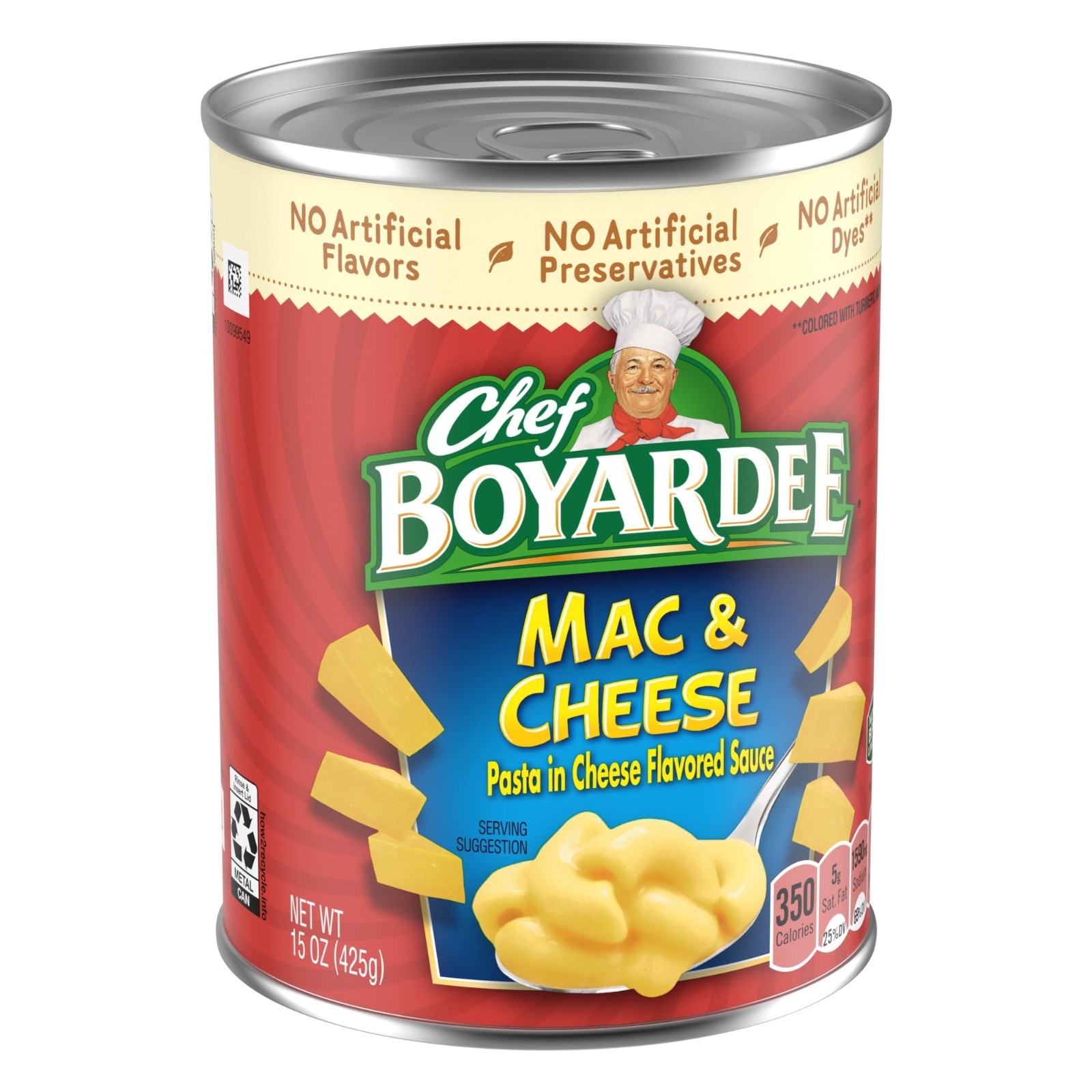Chef Boyardee Mac and Cheese Ready To Eat Canned Pasta 15 Oz 12 Pack gallery