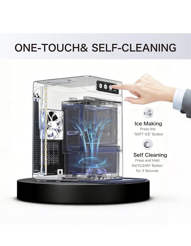 Large Capacity Ice Makers Countertop One-Click Operation Self-Cleaning Portable gallery